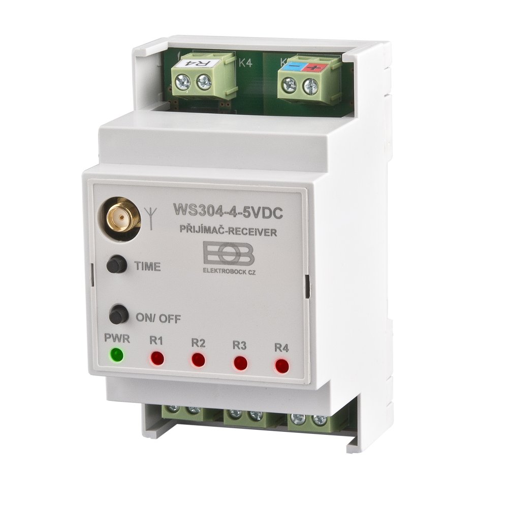 WS304-4 5VDC - Čtyř-kanálový přijímač