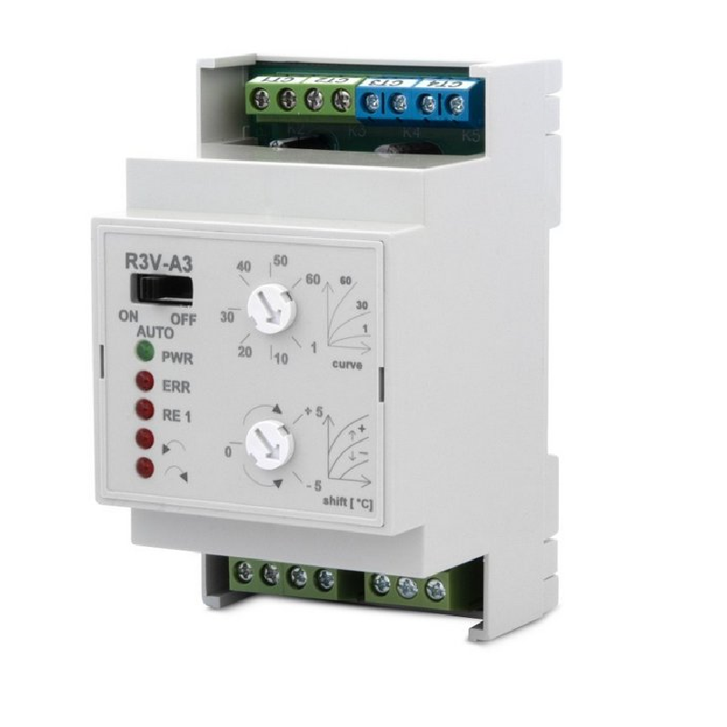 R3V-A3 - Ekvitermní regulátor tří/čtyřcestných ventilů