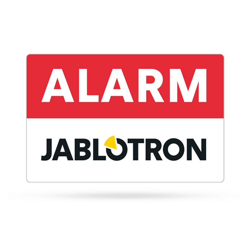 SAM-252.10 Samolepka vnější ALARM Jablotron