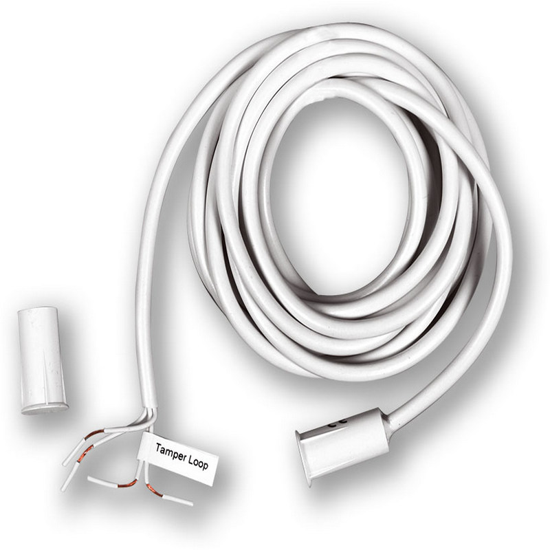 TAP-25T - Čtyřdrátový závrtný magnetický kontakt menší - bílá