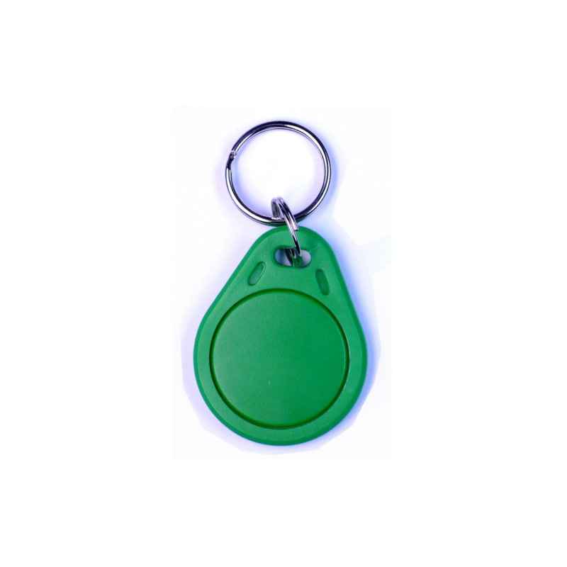 RFID klíčenka 125kHz, základní plastová, zelená