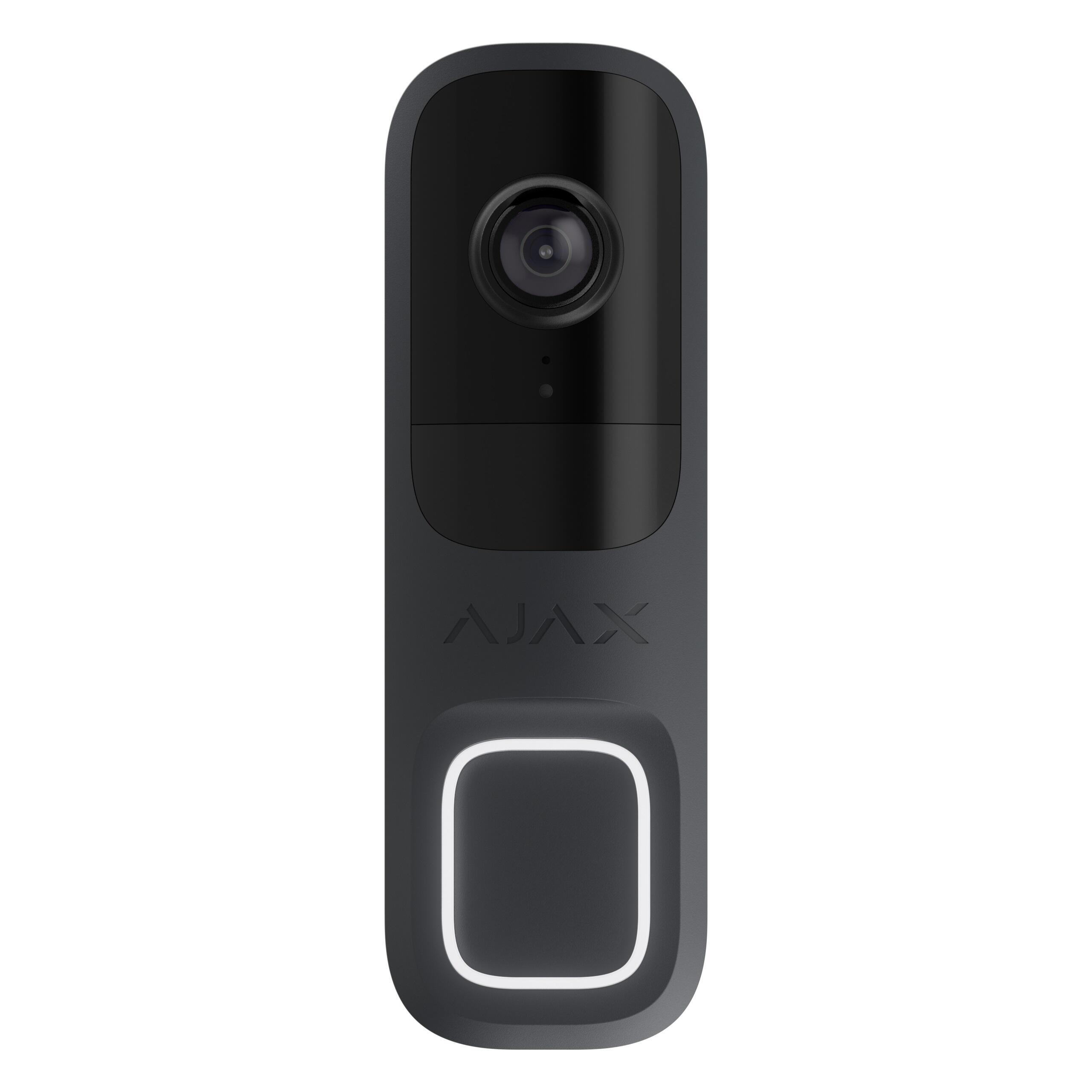 Doorbell, 4 Mp, 155°, IR 6m, AI Analytics, Wi-fi, H.264, HDR, PIR detektor, IP54, 12VDC/24VAC, grafitová