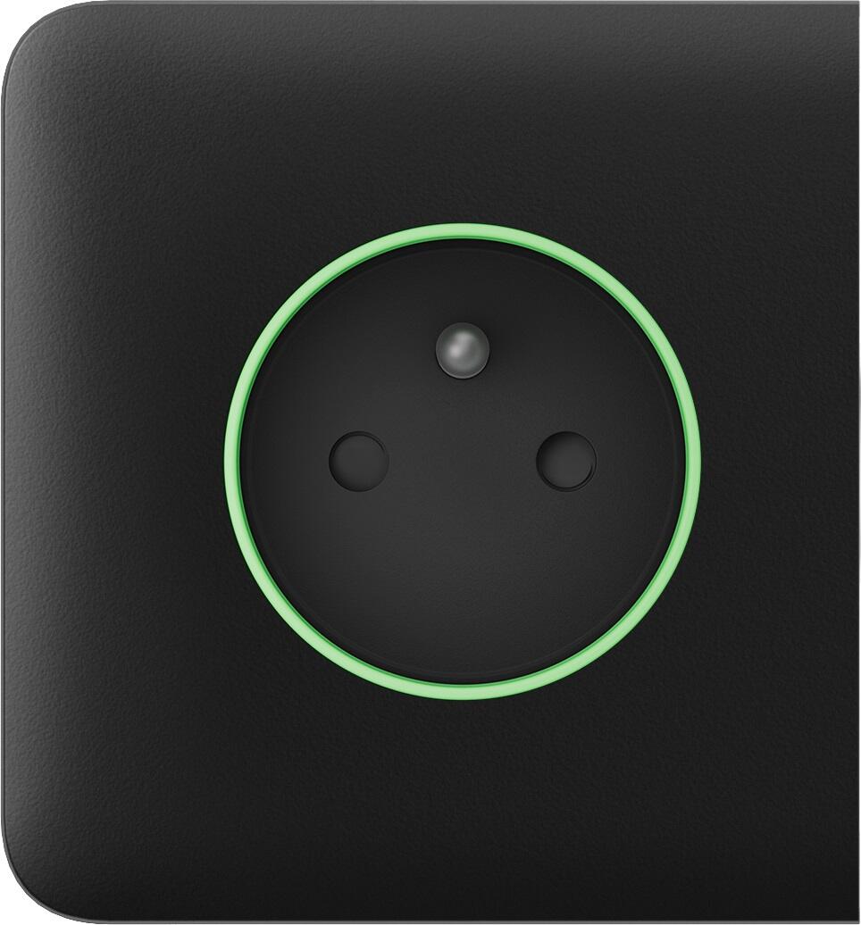 SideCover (type E), přední panel pro Outlet, černý