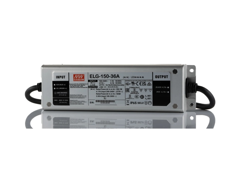 ELG-150-36A Napájecí adaptér 230VAC, výstupní napětí 36VDC 4.17A 150W, regulace…