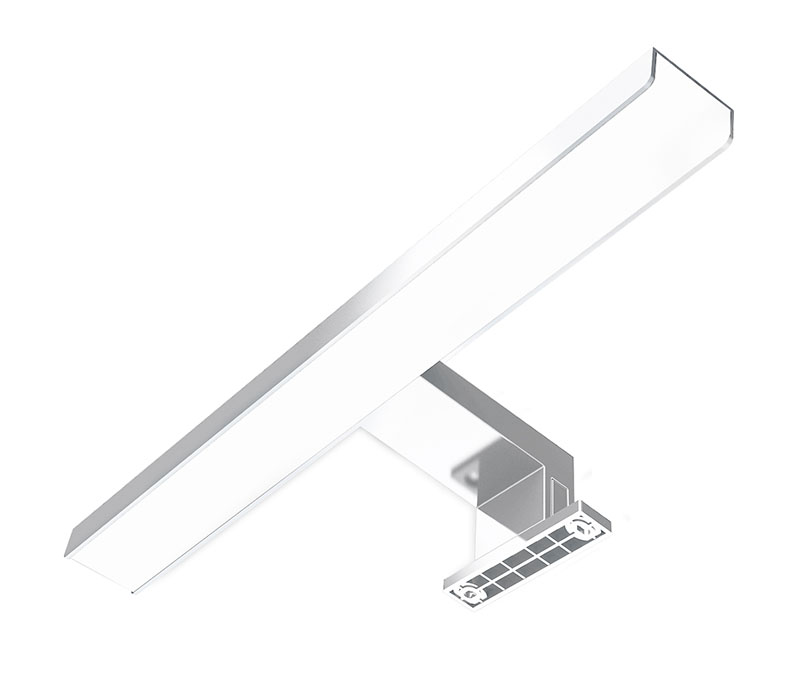 Solight LED koupelnové osvětlení nad zrcadlo 3v1, 7W, 455lm, 4000K, IP44, 40cm, chrom