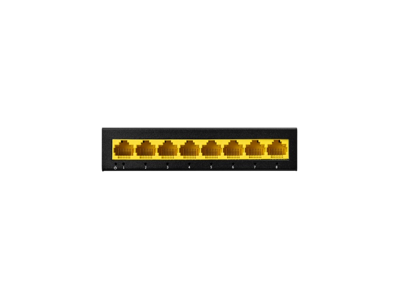 BCS-B-S08G 8portový switch – 8× RJ-45 1Gbps, standard IEEE 802.3 / 802.3u / 802.3ab /…