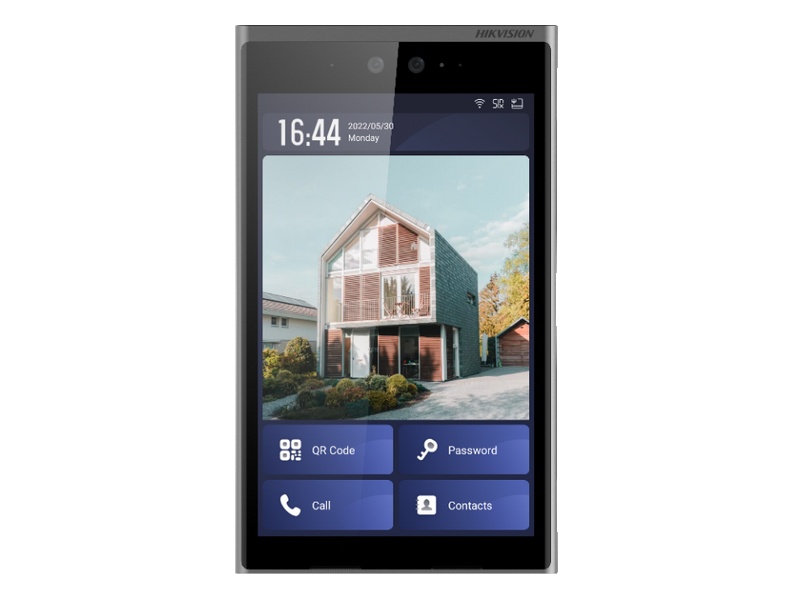 DS-KD9633-WBE6 Velká dveřní kompaktní Android stanice s rozpoznáním obličeje, 2Mpx, 25fps…