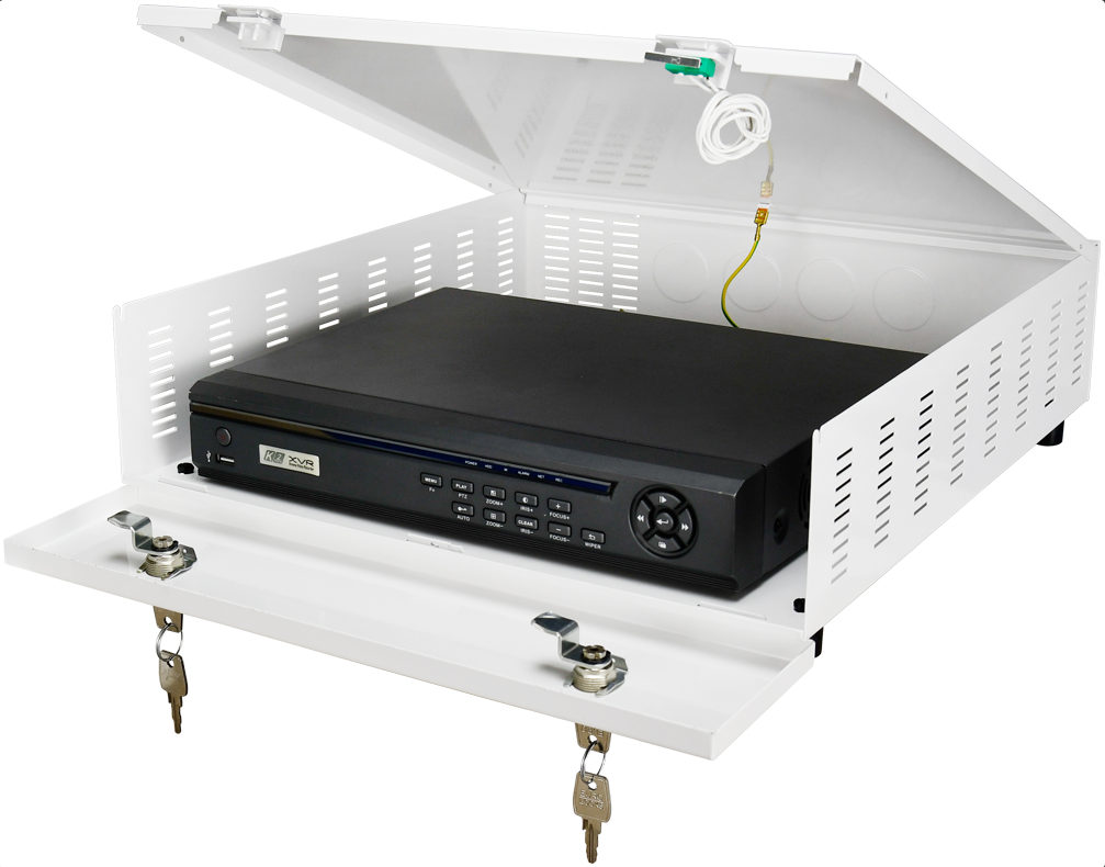 CP-PR-97 Uzamykatelná skříňka pro velké DVR / NVR rekordéry