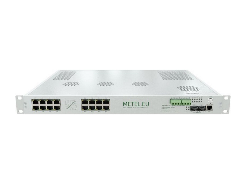 1-991-413 20G-2X.1.16.F-POE-750-UNIT/1U, Průmyslový managed switch 19"/1U…