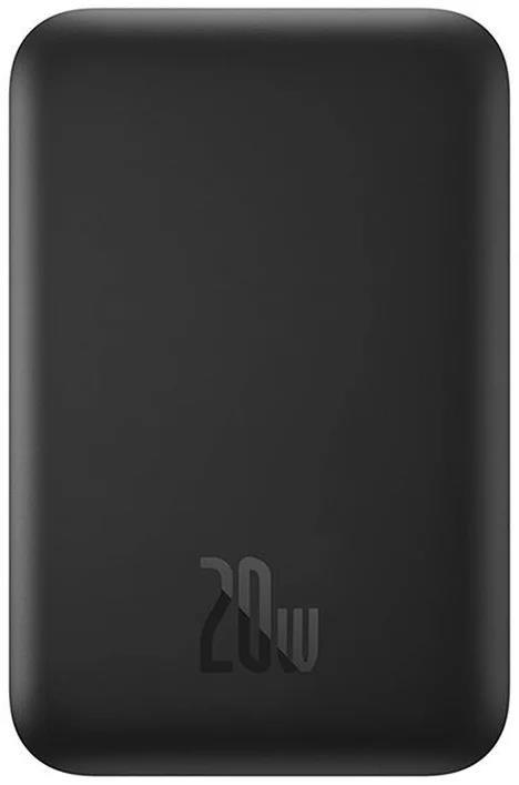 Bezdrátová powerbanka Baseus Magnetic Mini Air 6000mAh, 20W černá