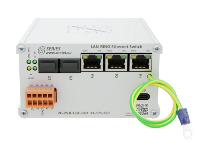 2G-2S.0.3.GC-BOX 2G-2S.0.3.GC-BOX, Průmyslový managed switch s konfigurací SSH CLI a…
