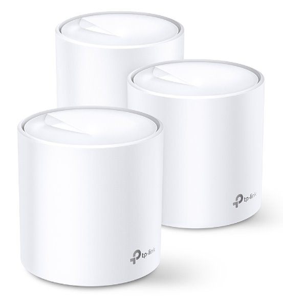 WiFi router TP-Link Deco X20(3-pack) AX1800, WiFi 6, 2x GLAN, / 574Mbps 2,4GHz/ 1201Mbps 5GHz