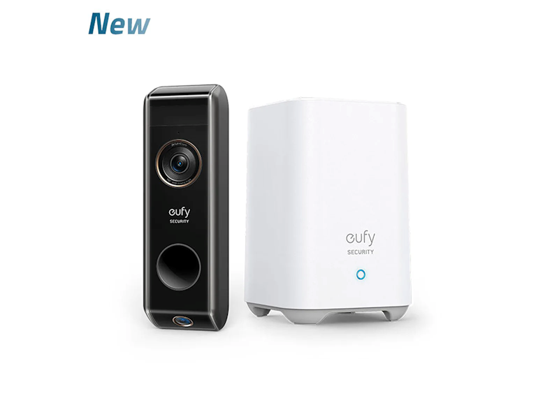 Domovní videozvonek Anker eufy S330 s centrální jednotkou Homebase 2, 2K černý