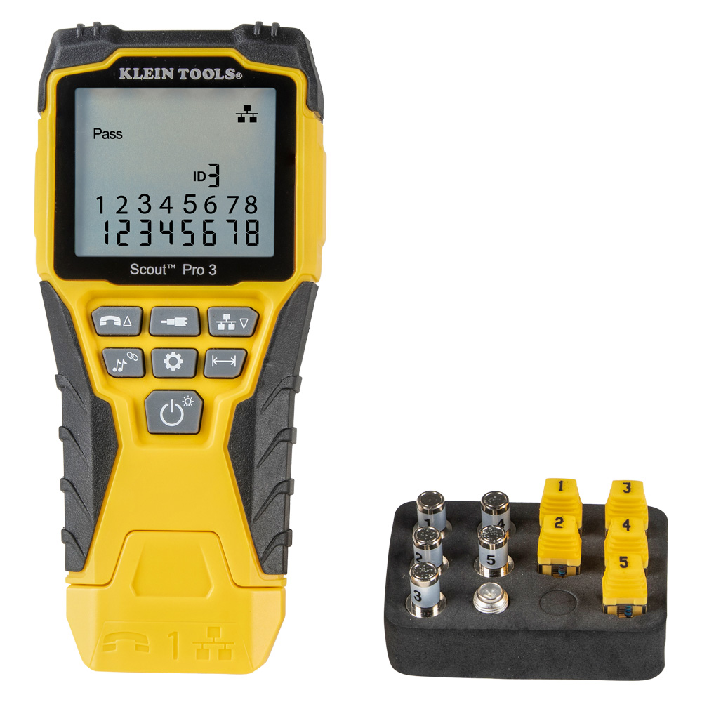 LAN TESTER - VDV Scout® Pro 3 Tester Kit - KLEIN TOOLS