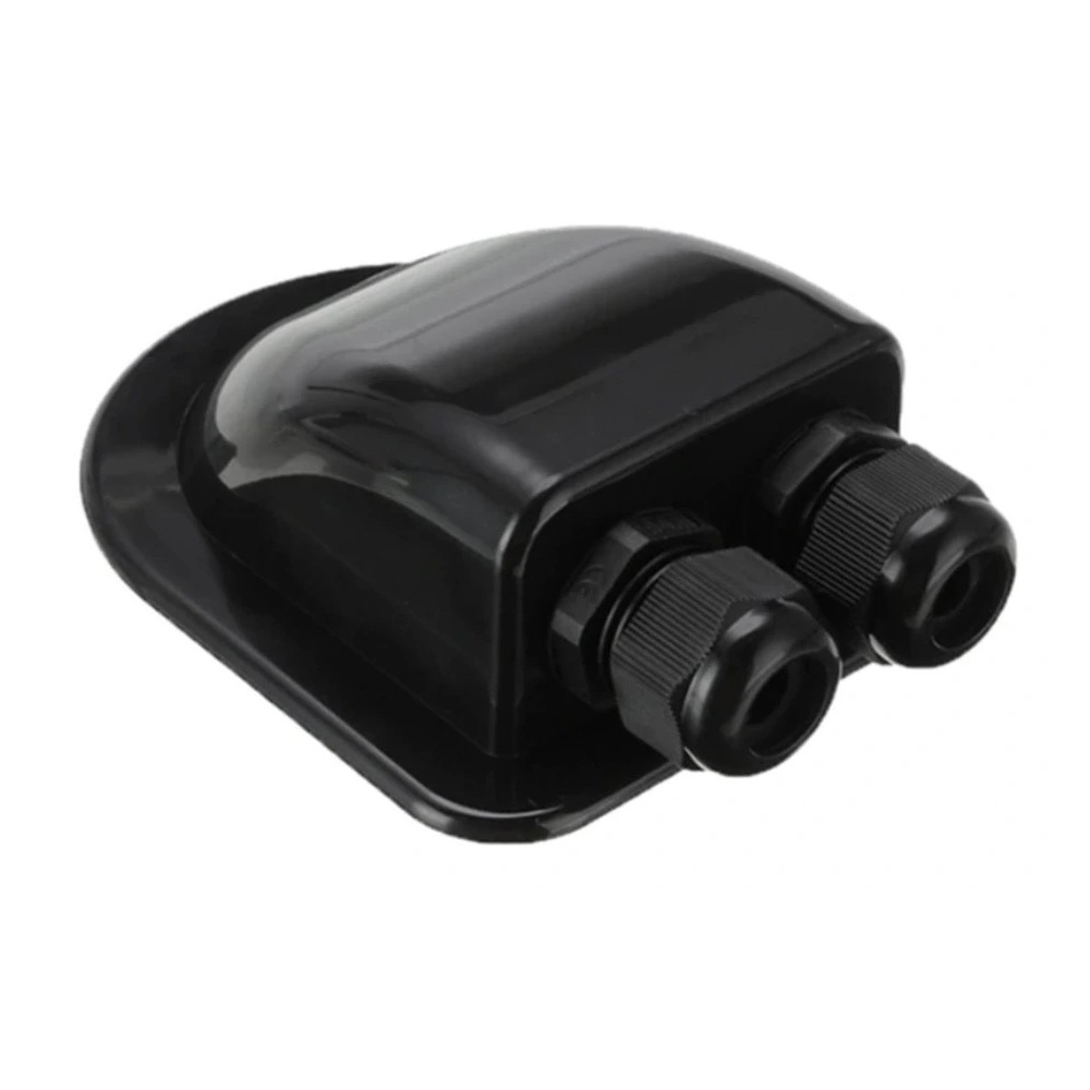 Kabelová střešní průchodka, černá - DOUBLE