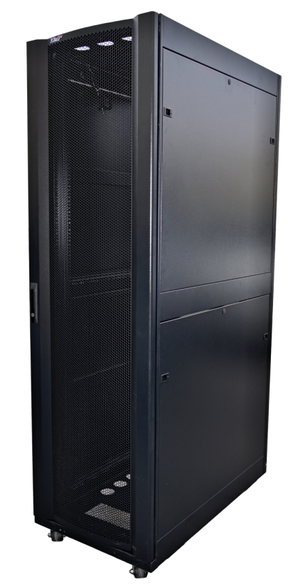 Rozvaděč stojanový serverový LEXI 42U 800x1200 - černý