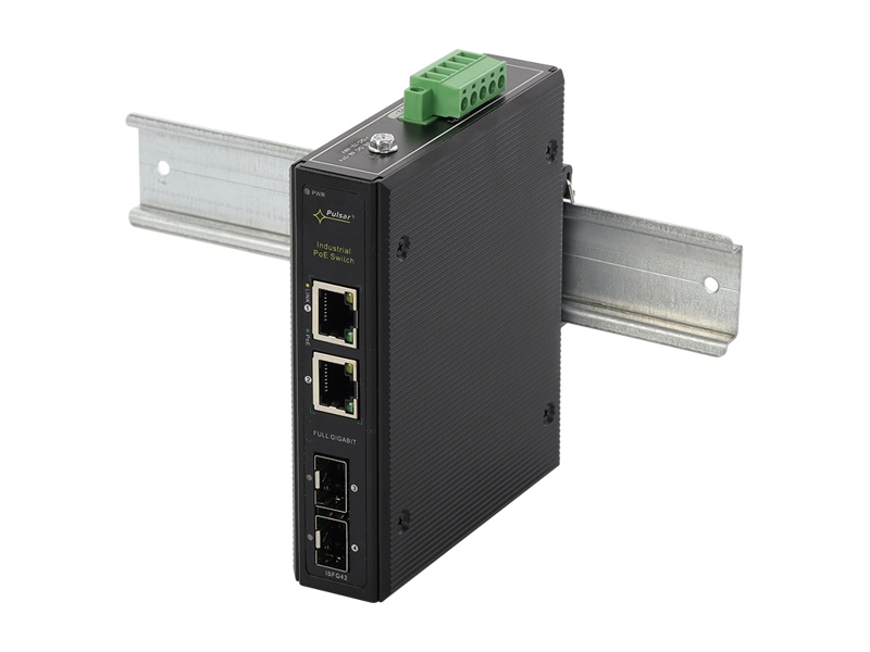 ISFG42 4 portový switch – 2x RJ-45 1000Mbps PoE+ IEEE 802.3af/at, 2x SFP 1000Mbps…