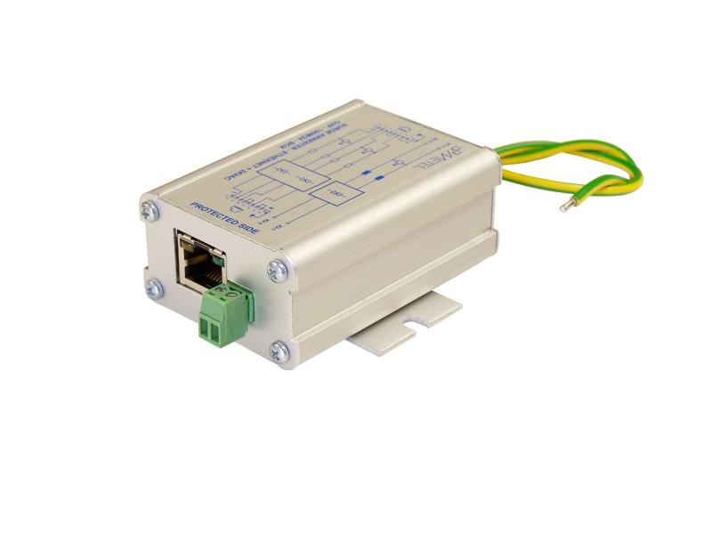 4-448-103 OVP-100M/24-BOX, přepěťová ochrana 10/100M Ethernet + 24VAC, dvoustupňové…