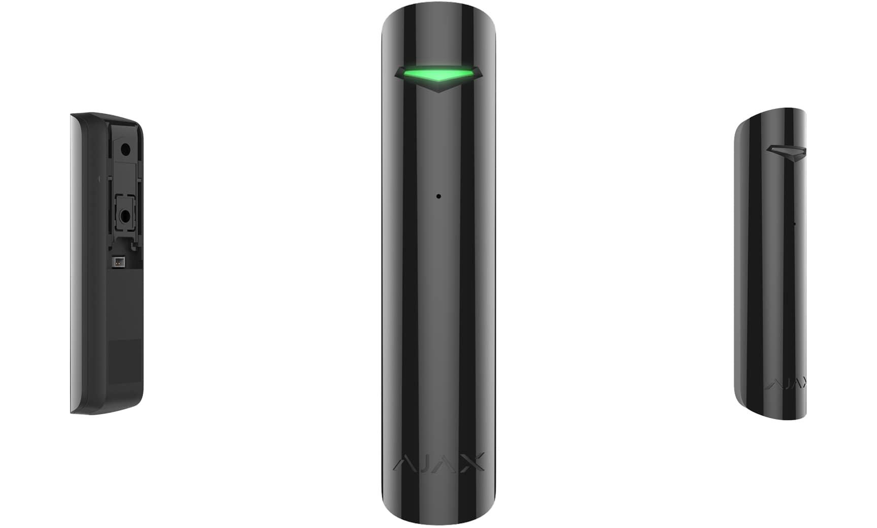 GlassProtect, bezdrát. detektor rozbití skla, černý