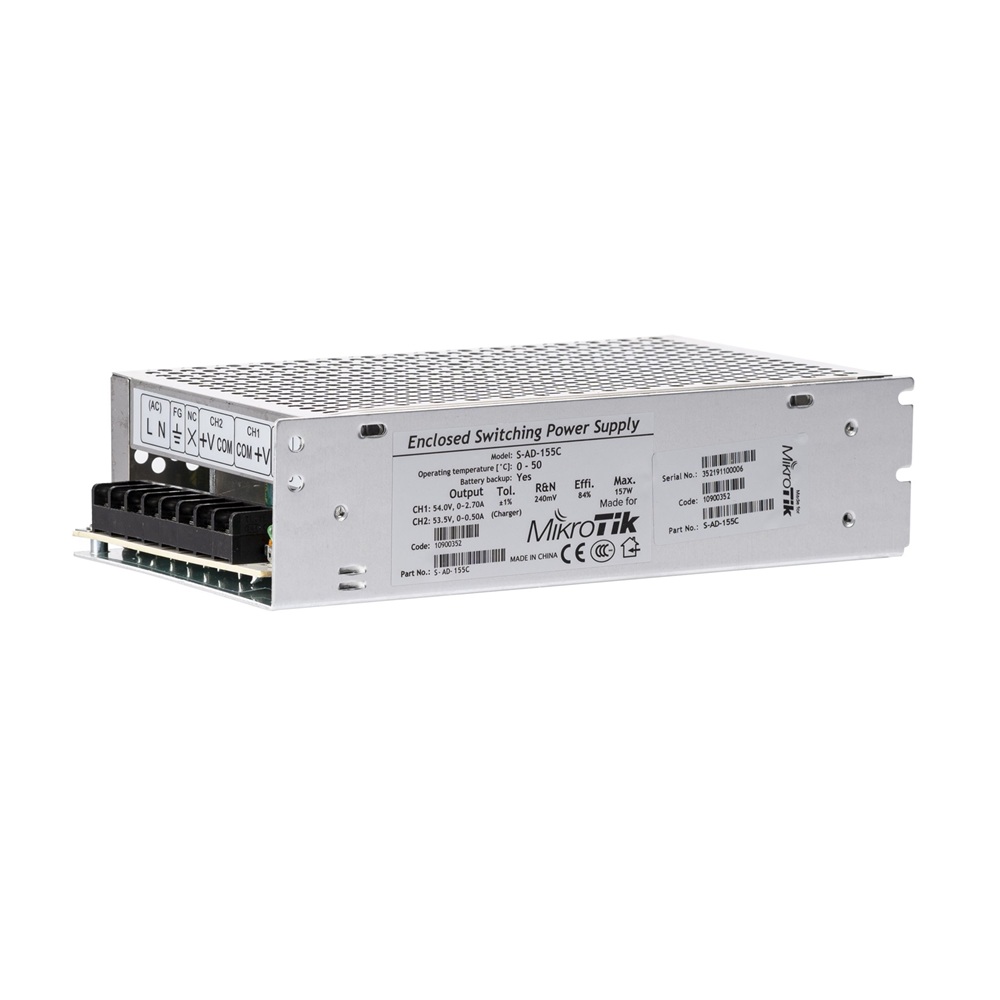MikroTik S-AD-155C průmyslový zdroj - 54V 2,7A, 156,5W