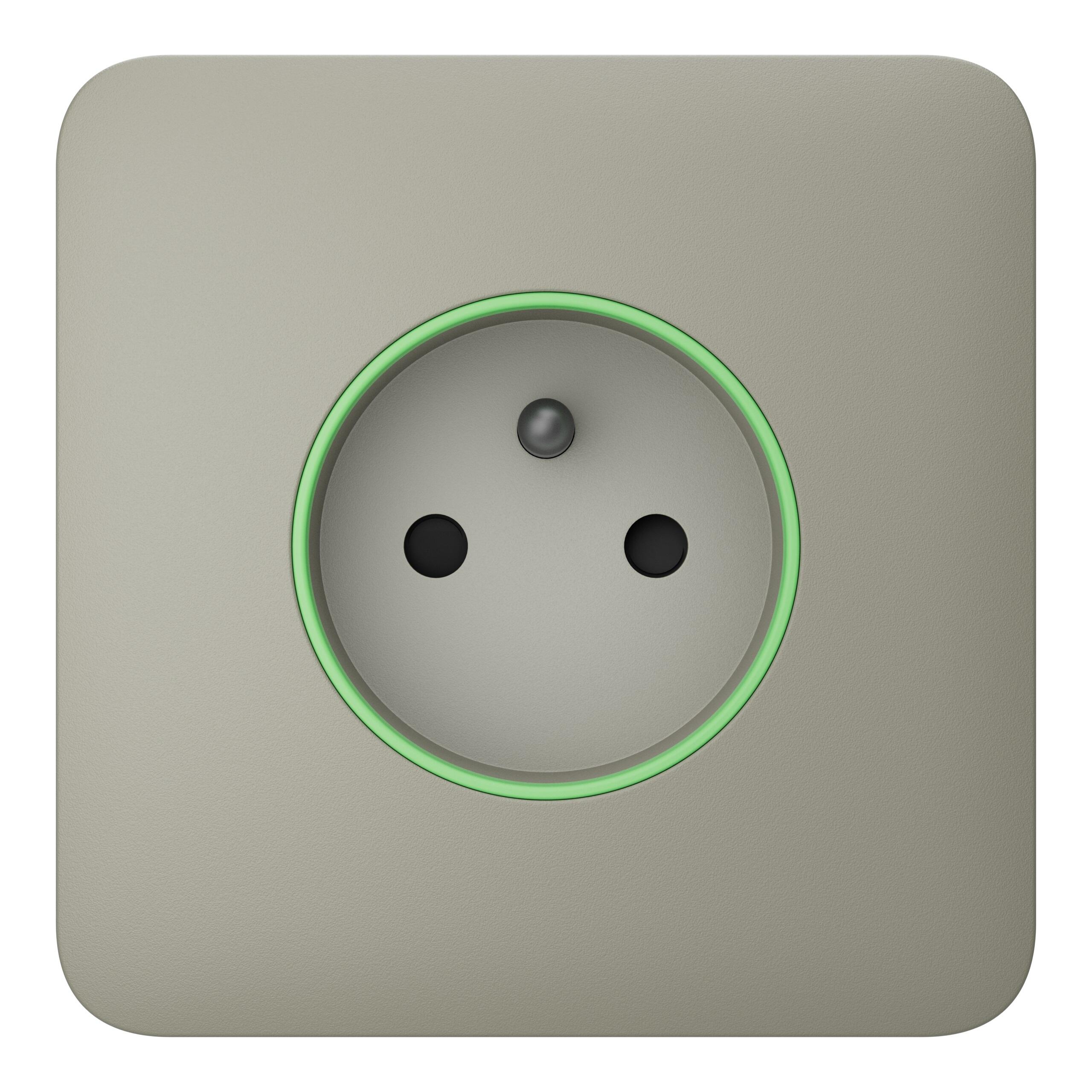 SoloCover (type E), přední panel pro Outlet, olive