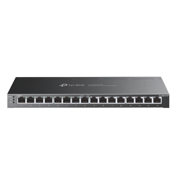 Switch TP-Link TL-SG2016P Smart, 16x GLan, 8x PoE+, 120W, Omáda SDN