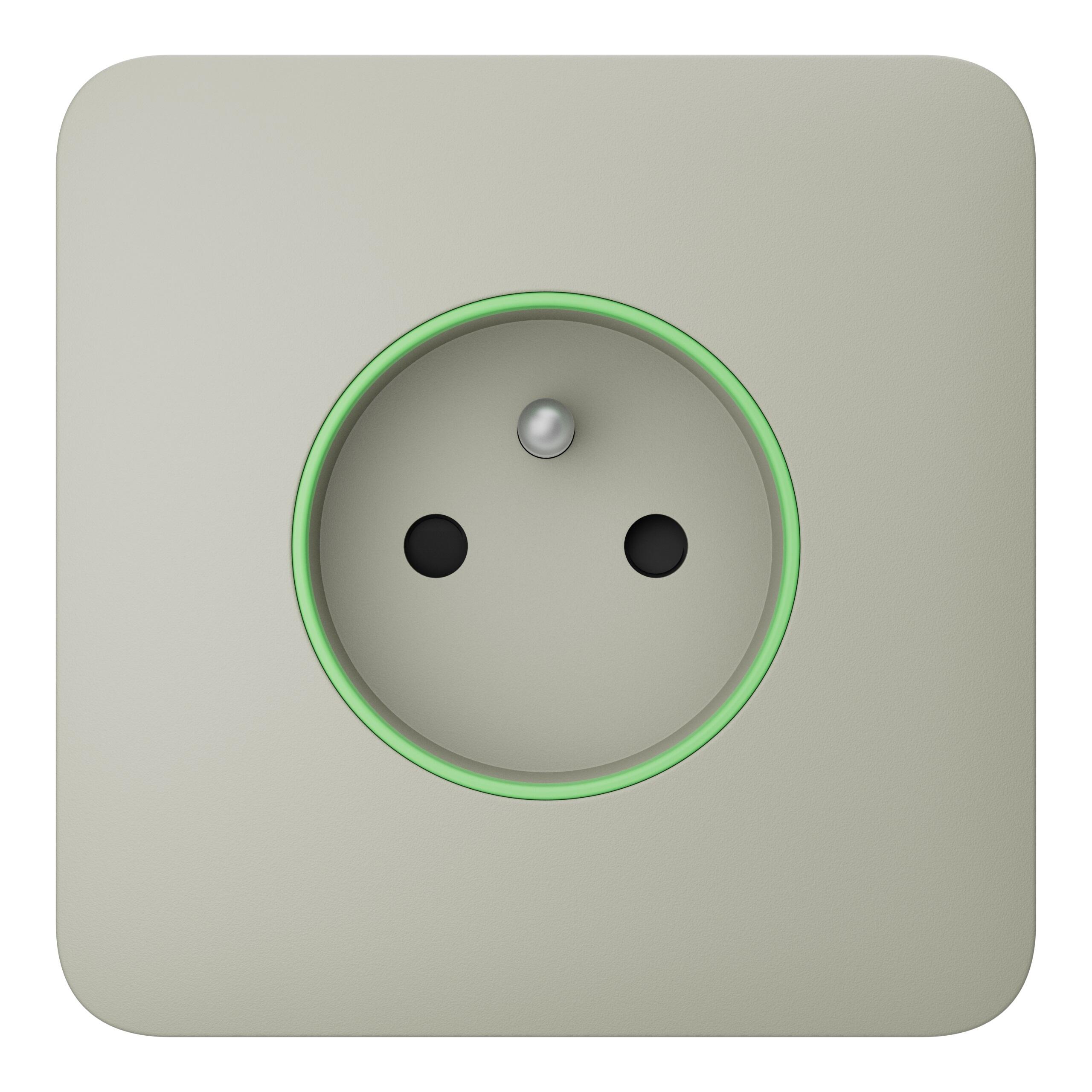 SoloCover (type E), přední panel pro Outlet, oyster