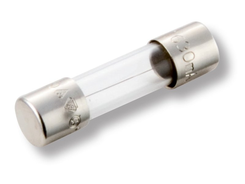 Pojistka trubičková 5x20 T 6,3A - skleněná