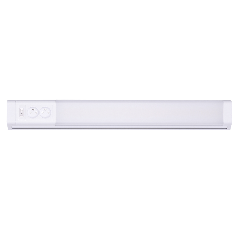 Solight LED kuchyňské svítidlo, 2x zásuvka, vypínač, 10W, 4100K, 51cm