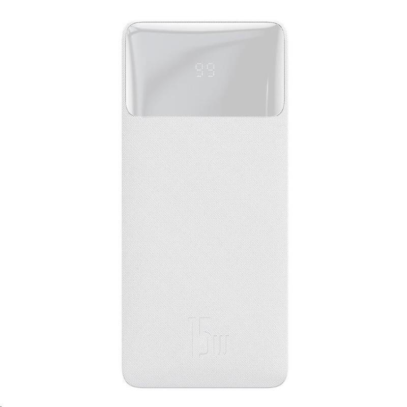 Powerbanka Baseus Bipow 20000mAh, 15W bílá