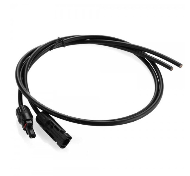 Kabely solární jednostranné, 1x MC4 konektor (1pár), délka 20cm, 4mm2