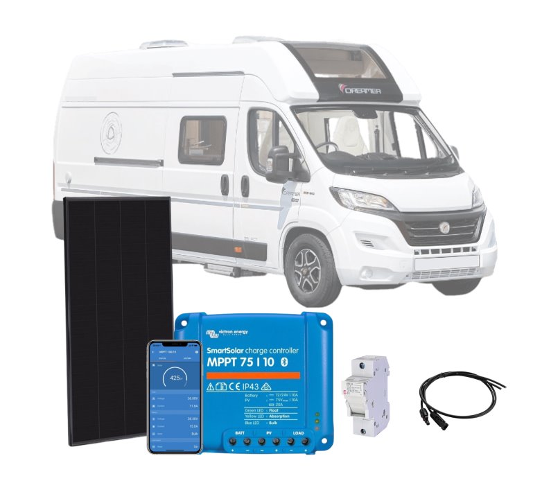 Solární set Victron Energy 100Wp pro karavan