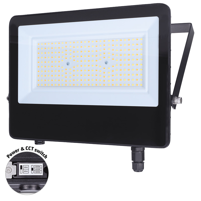 Solight LED reflektor TOP, 100W, max. 14000lm, 3CCT, volitený výkon 100/75/50%, IP65, rychlokonektor