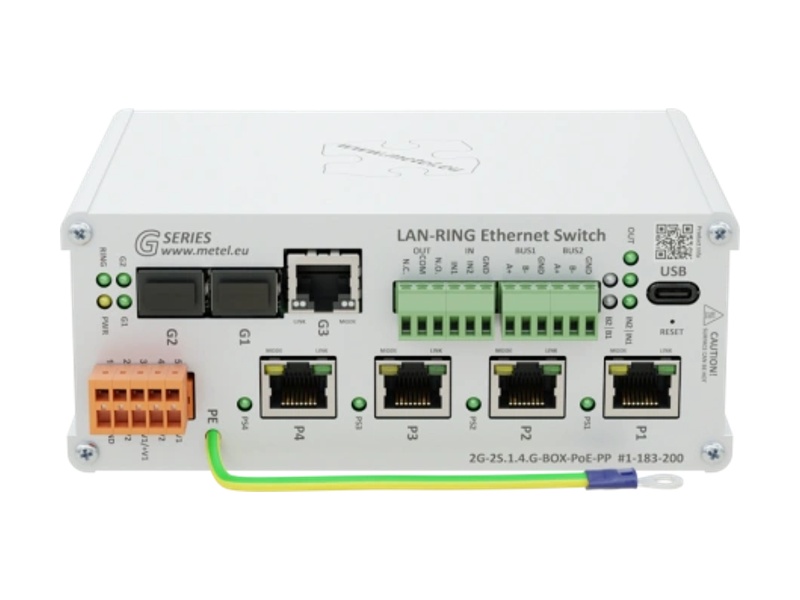 2G-2S.1.4.G-BOX-PoE-PP 2G-2S.1.4.G-BOX-PoE-PP, Průmyslový managed switch s konfigurací pomocí SSH…