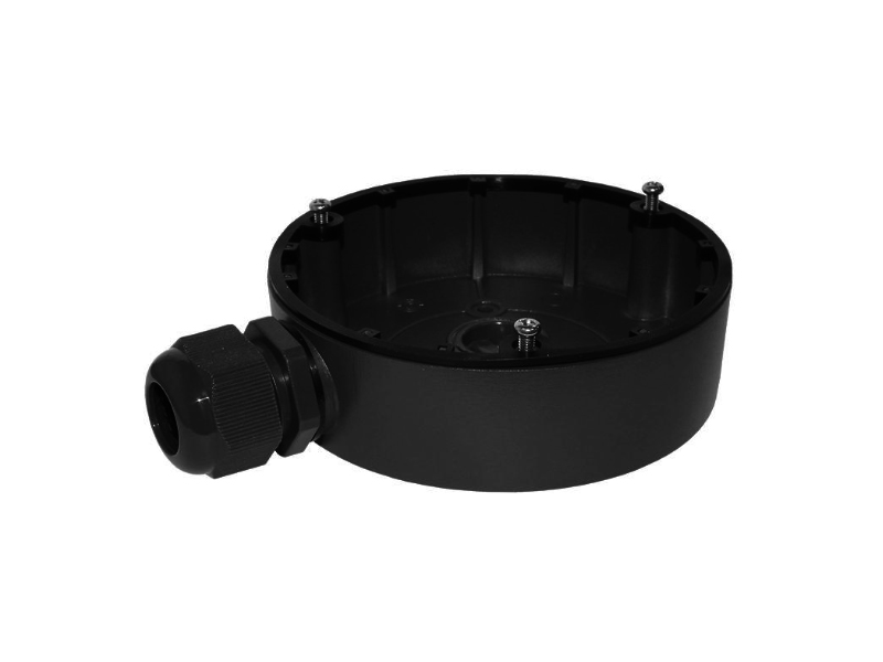 DS-1280ZJ-DM8(Black) Zadní kryt pro skrytou montáž kabelů pro kamery Hikvision, materiál:…