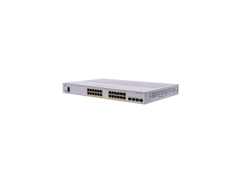 CBS350-24FP-4G-EU 24portovýGigabitovýPOE+switch,celkovývýkon370W,4xSFP