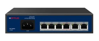 CP PLUS CP-ANW-HP4H2-N65 Čtyřportový 10/100 Mbps PoE switch s 2x 10/100 Mbps uplinkem