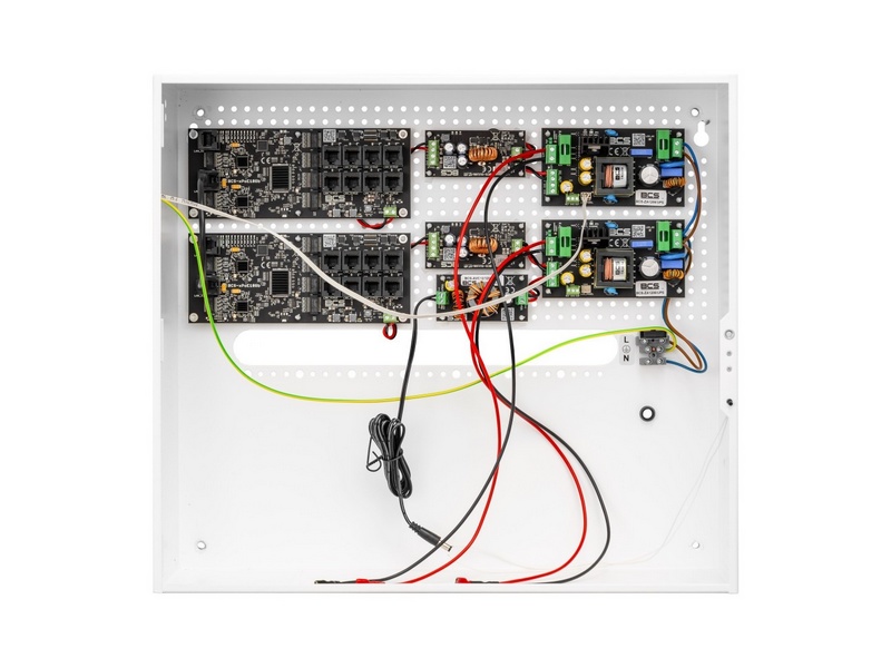 BCS-UPS/IP16Gb/E-S Zálohovaný PoE switch v boxu, celkový výkon 2x 72W, 16x RJ-45…
