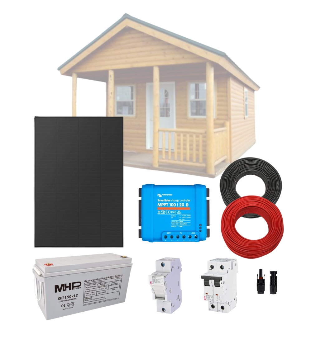 Solární set Victron Energy 200Wp 12V na chatu