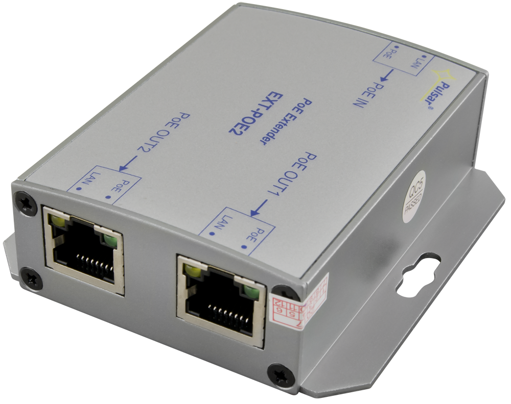 CP-PR-137 PoE extender s rozbočením na dvě IP kamery