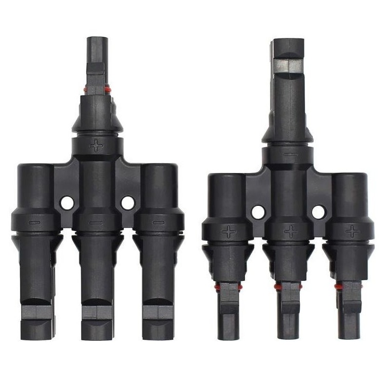 Rozbočovací konektory MC4 (1pár) pro solární panel (MC4 z 1 na 3)