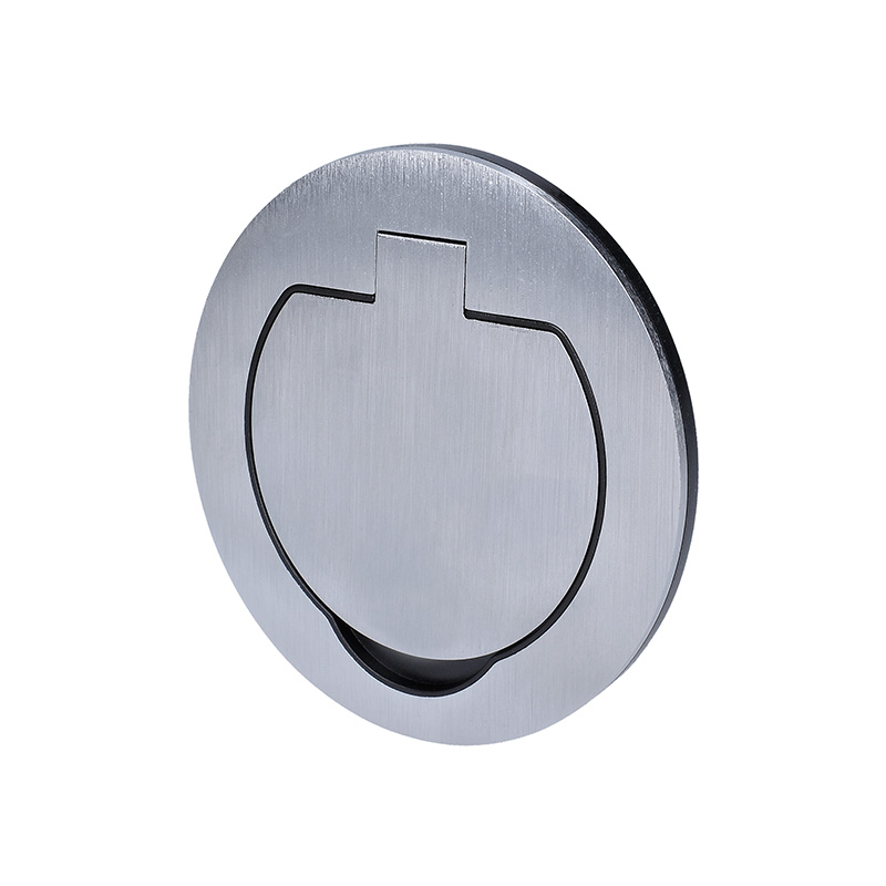 Solight vestavná podlahová zásuvka, IP55, kulaté víčko