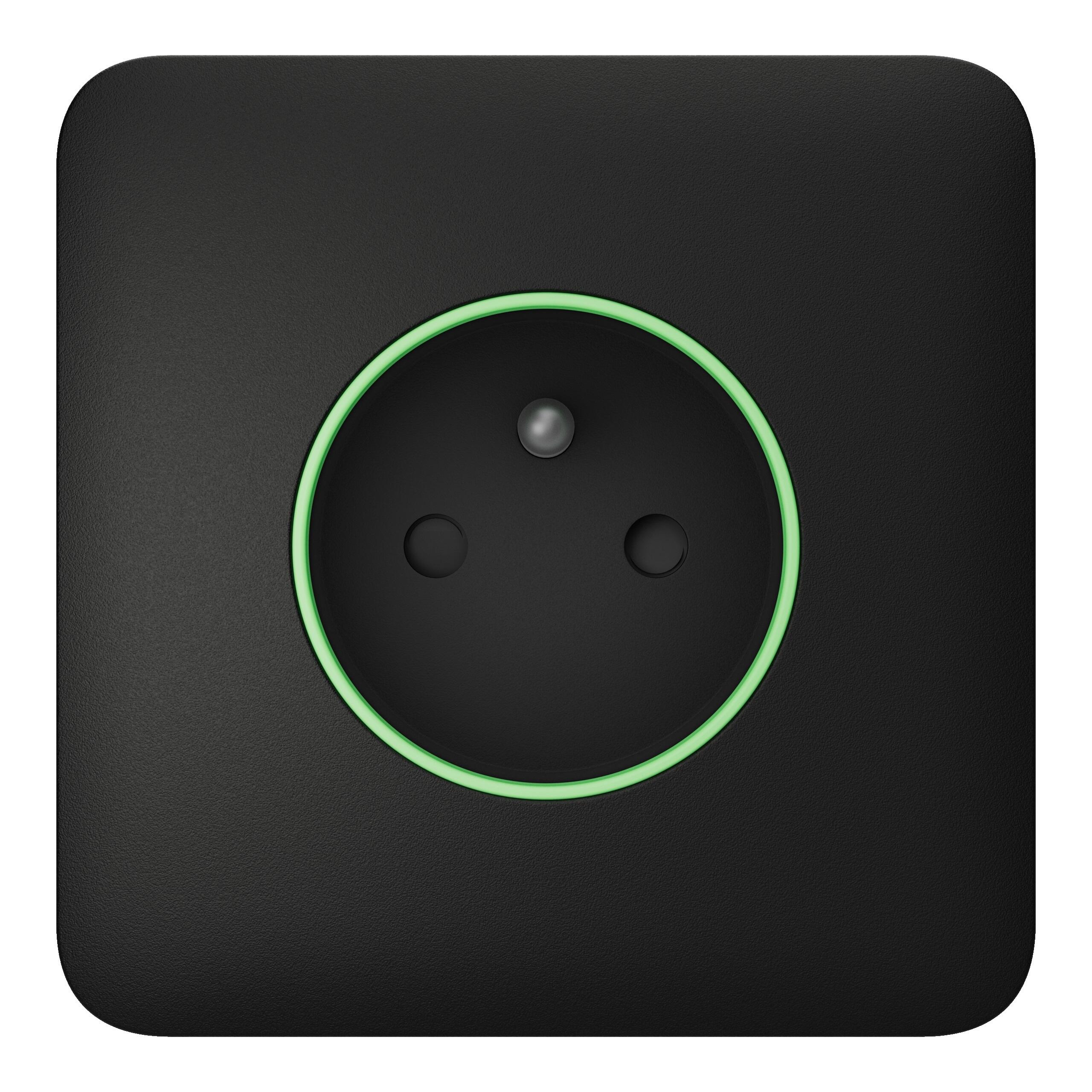 SoloCover (type E), přední panel pro Outlet, černý