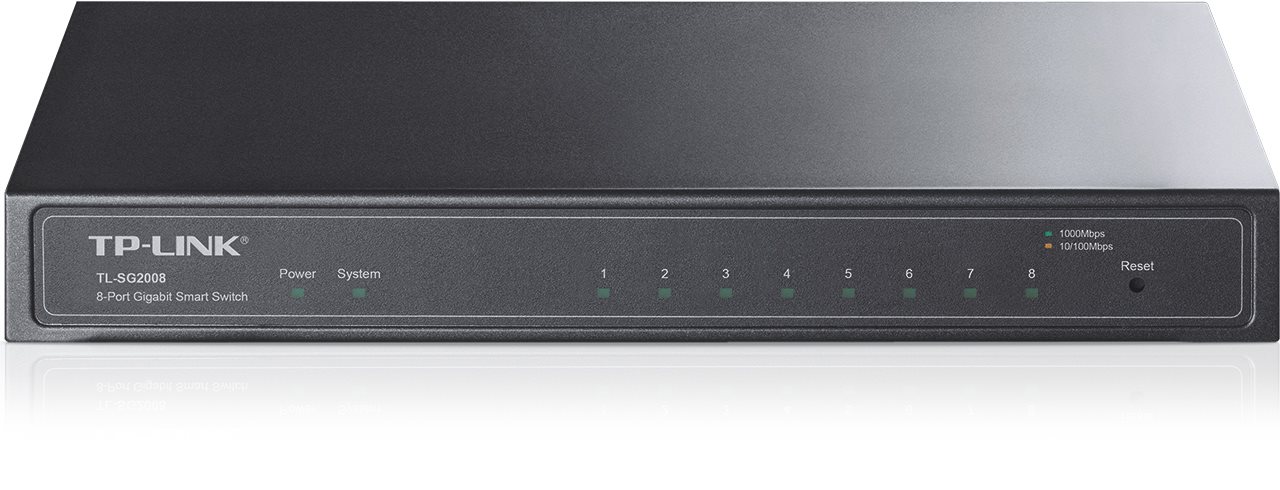 Switch TP-Link SG2008 smart, 8x GLAN, Omáda SDN