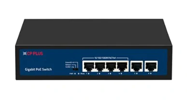 CP PLUS CP-DNW-GPU4G2-48C Čtyřportový 10/100/1000 Mbps PoE switch s 2x 1000 Mbps uplinkem