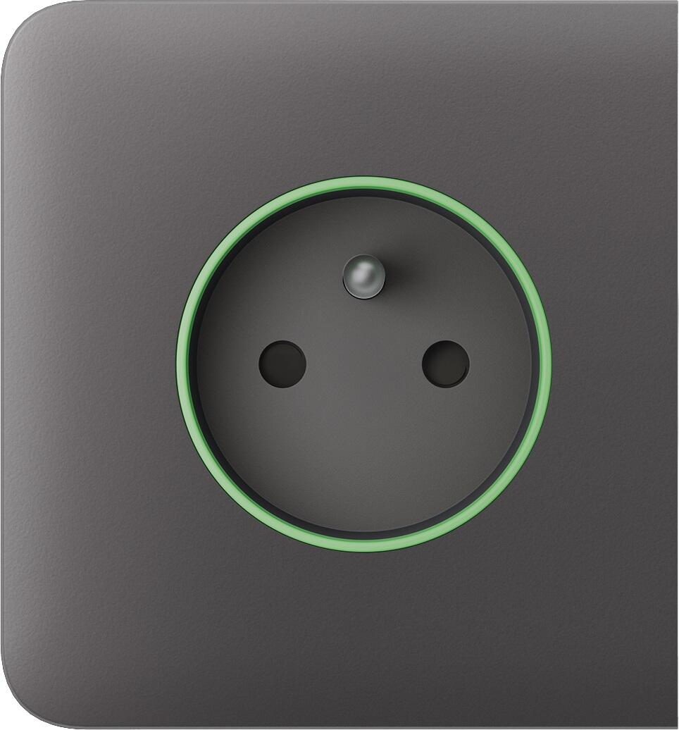 SideCover (type E), přední panel pro Outlet, grey