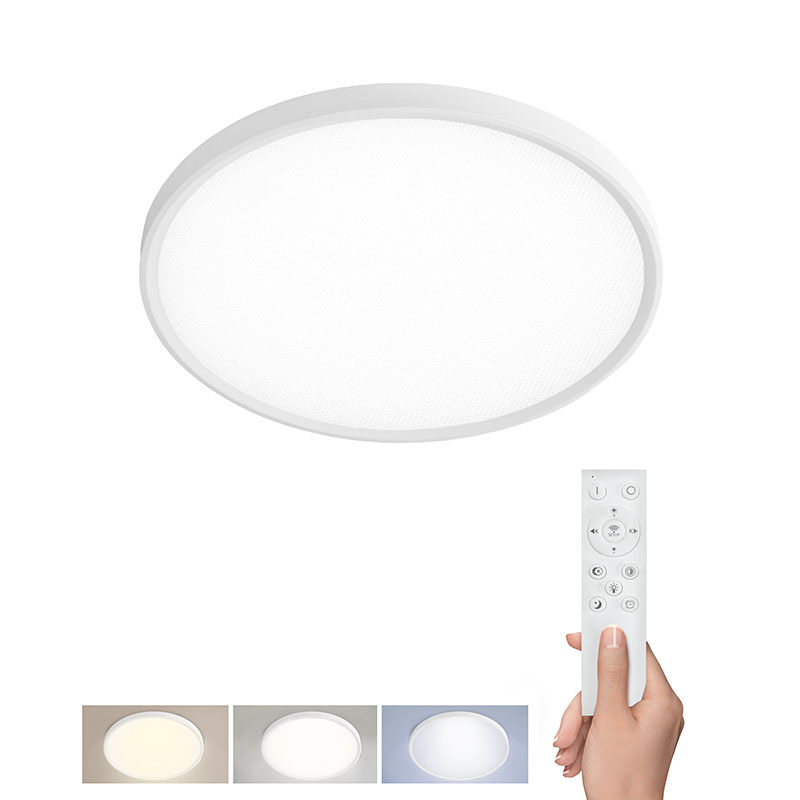 Solight LED osvětlení s dálkovým ovladačem Estela White UGR, 40W, 4300lm,  50cm, URG