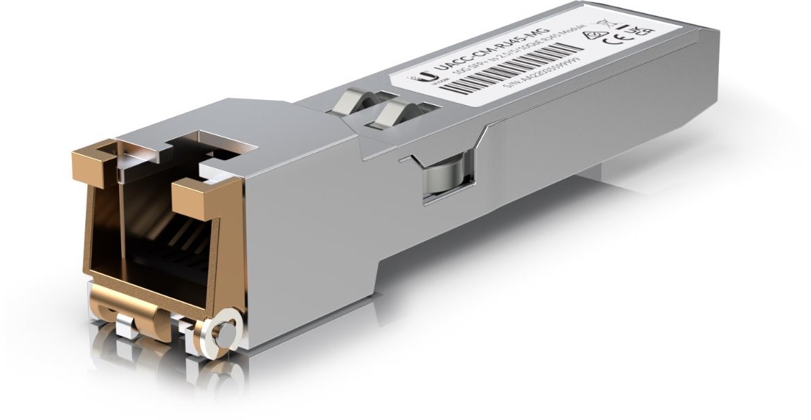 Ubiquiti UACC-CM-RJ45-MG, 10G Metalický Modul, SFP+