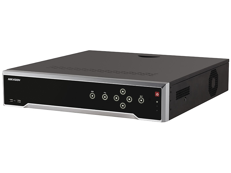 DS-7716NI-K4/16P 16-k | 16x POE | do 8 Mpx | 160 Mb/s | H.265+ | 4x HDD | HDMI, VGA | I/O