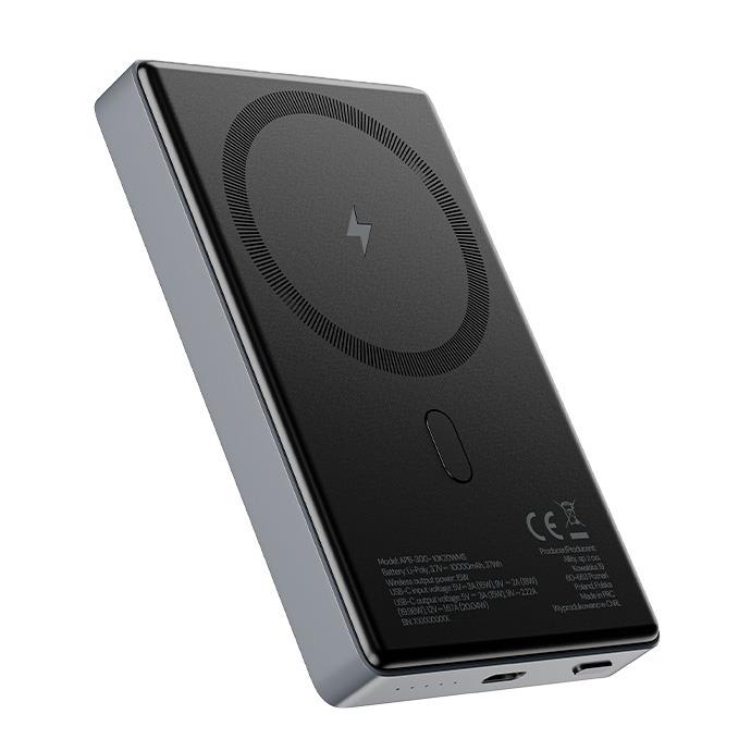 Bezdrátová powerbanka Allity APB-300 10000mAh, 20W šedá